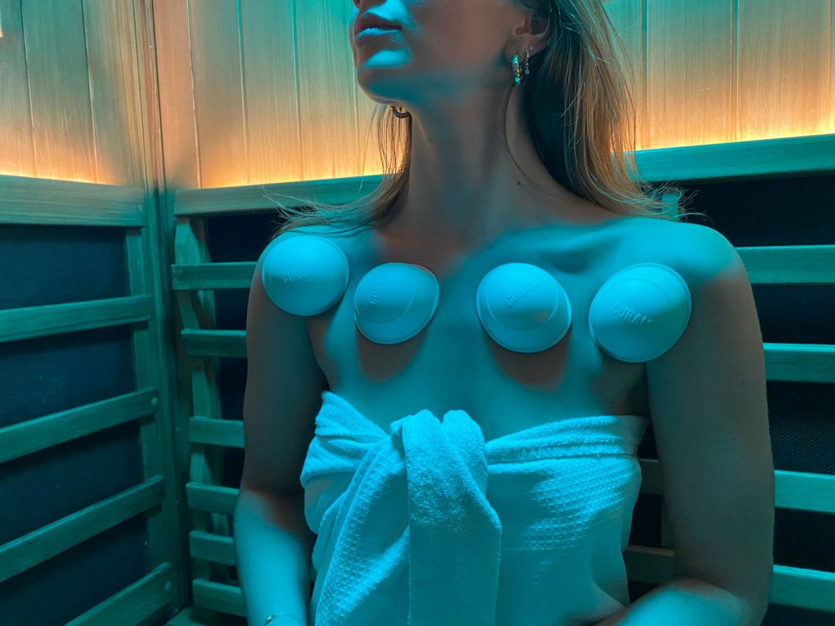 cupping in infrared sauna helps with detox